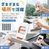 Mini Includes 5 Replacement Absorbent for Tabletop Cleaning Mop, Foldable, Handheld, One-Handed Wringing, Sponges,