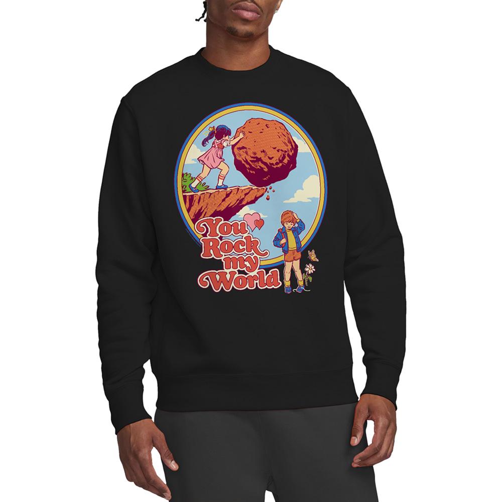 Steven Rhodes Unisex Adult You Rock My World Sweatshirt