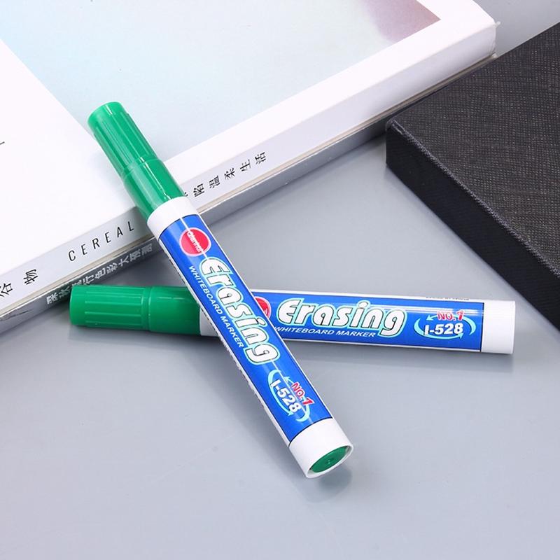 10pcs Whiteboard Marker Plastic Erasable Marker Pen Whiteboard Marker Pen Office Stationery Supplies