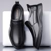 Men's genuine leather cowhide business casual men's shoes non-slip breathable soft-soled leather shoes one-pedal men's shoes