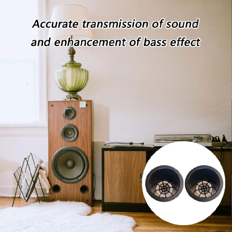 High Performances Subwoofer Port Tube Bass Tube for Speaker Systems Large 99mm Vent Opening Enhances Low Frequencies