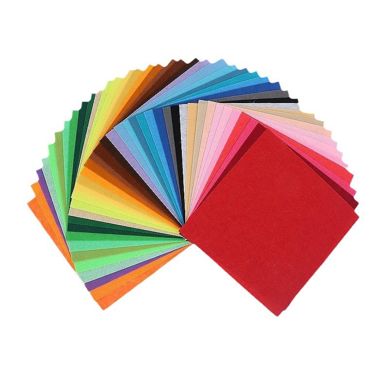 20-Color Non-Woven Felt Fabric for DIY Crafts, Handmade Kindergarten Projects, & Paper Cutting - 1mm Thickness