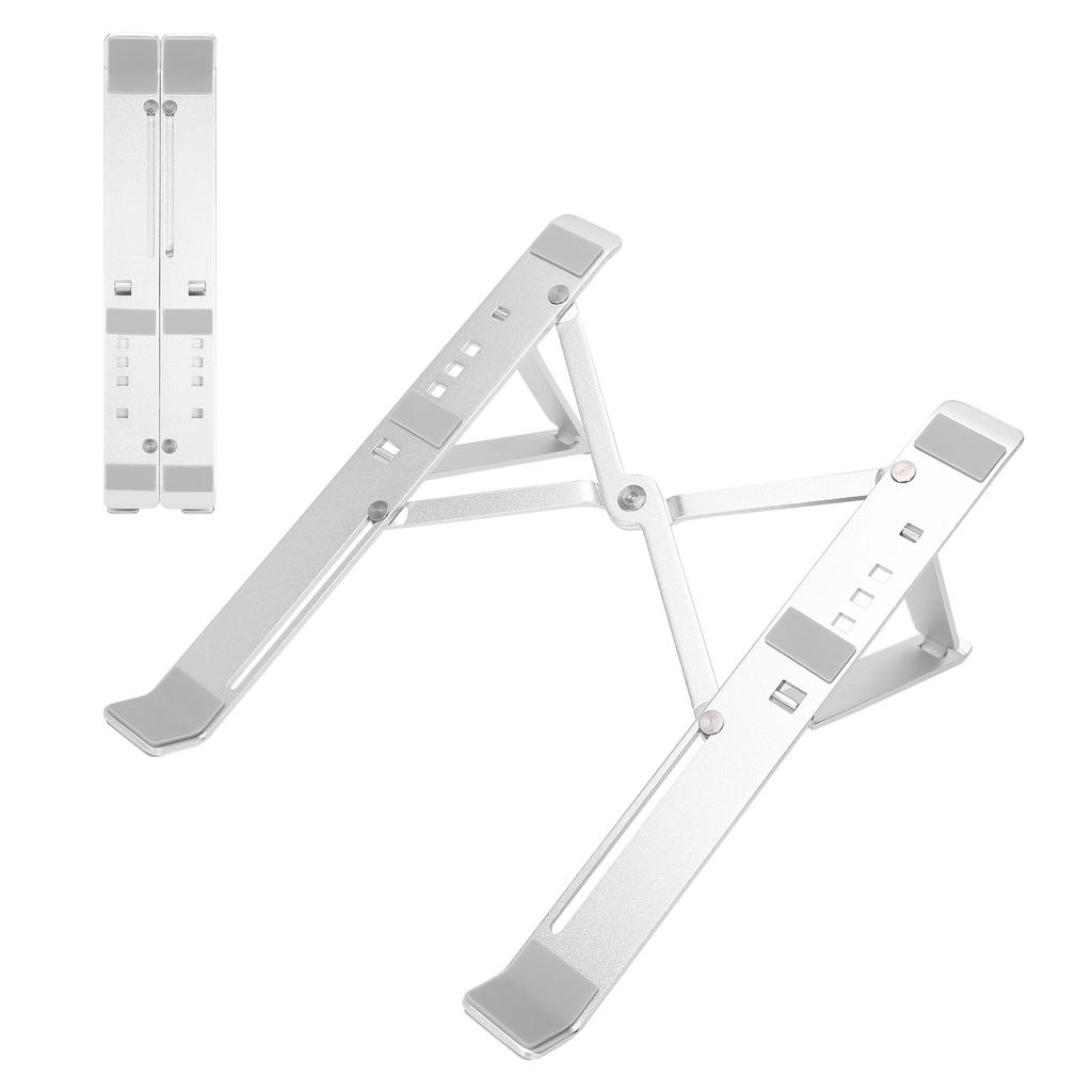 Foldable Laptop Stand Portable Ergonomic Tablet Holder Riser Adjustable Height for 10 17in Notebook