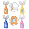 U Children Shaped Silicone Toothbrush Kid Baby Infant Oral Cleaning Manual