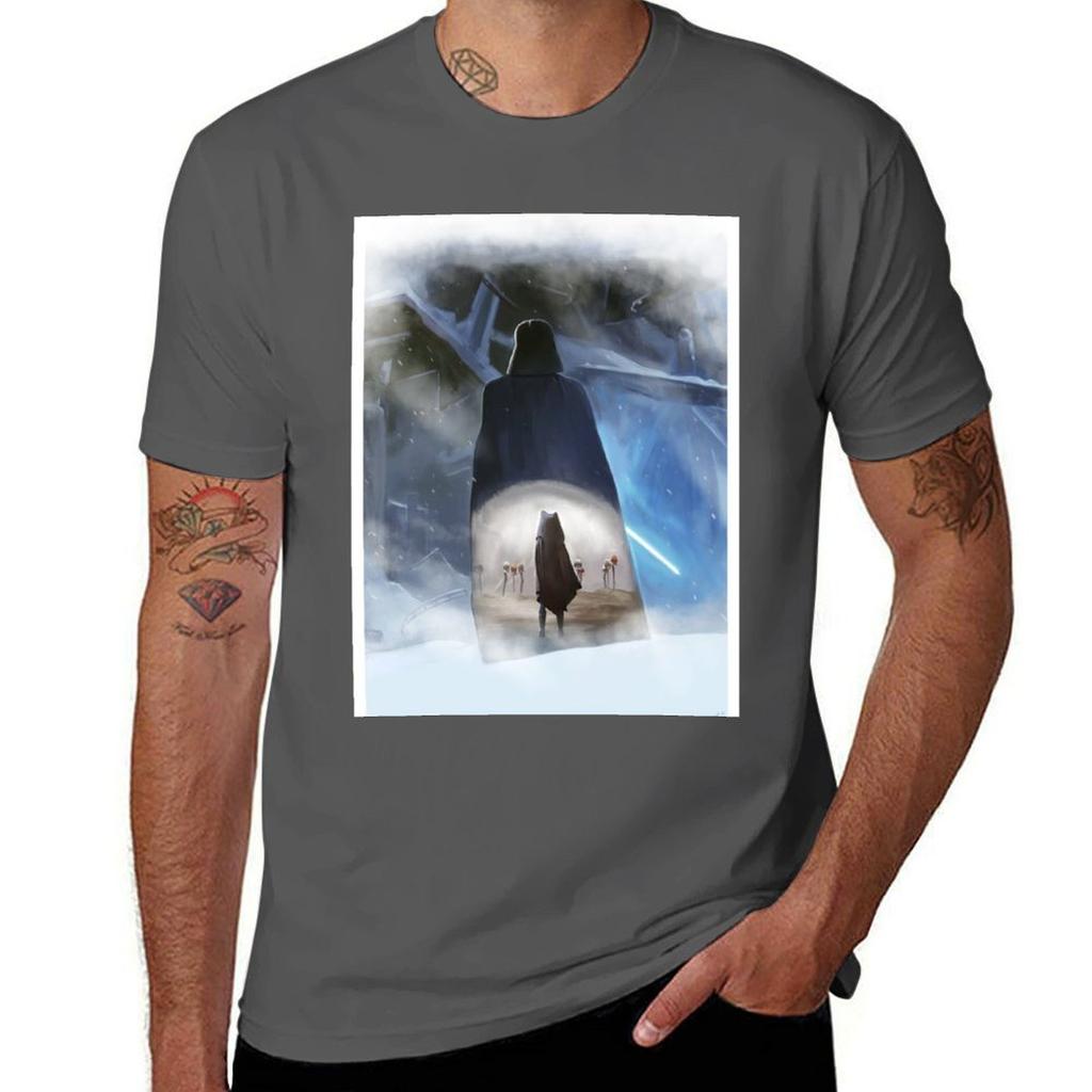 Victory Death Illustration Tshirt Basic Lightweight Short Sleeve Tee