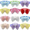 50/100pcs Pet Dog Cat Bow Ties Adjustable Collar Crown Style Neckties for Small Dog Dog Grooming Accessories Pet Products