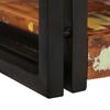 Nightstand in Brown and Black 38 x 33 x 58 cm Solid Reclaimed Wood
