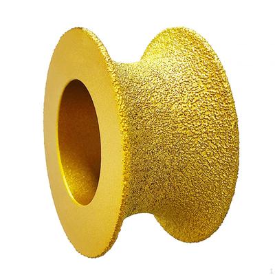 Disco de perfil de rebolo de concreto diamantado, rebarbadora de ângulo de borda semi-redonda