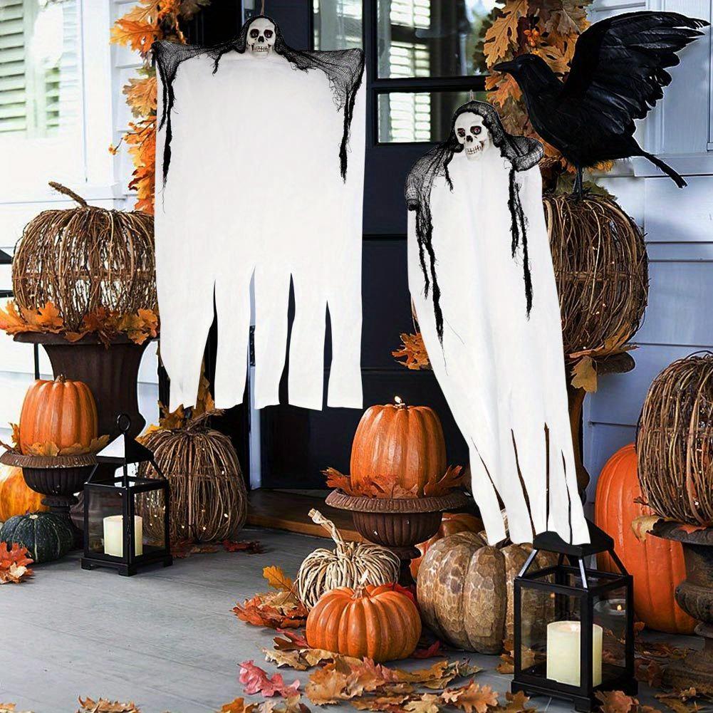 1pc, Halloween hanging decoration white, Halloween hanging, Halloween skeleton decoration, Halloween hanging decoration