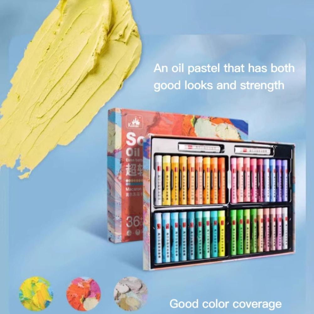 Artist Soft Oil Pastel Set 16/24/36/48 Colors Beginners Painting Drawing Student Graffiti Art Crayons Washable Oil Paint Sticks