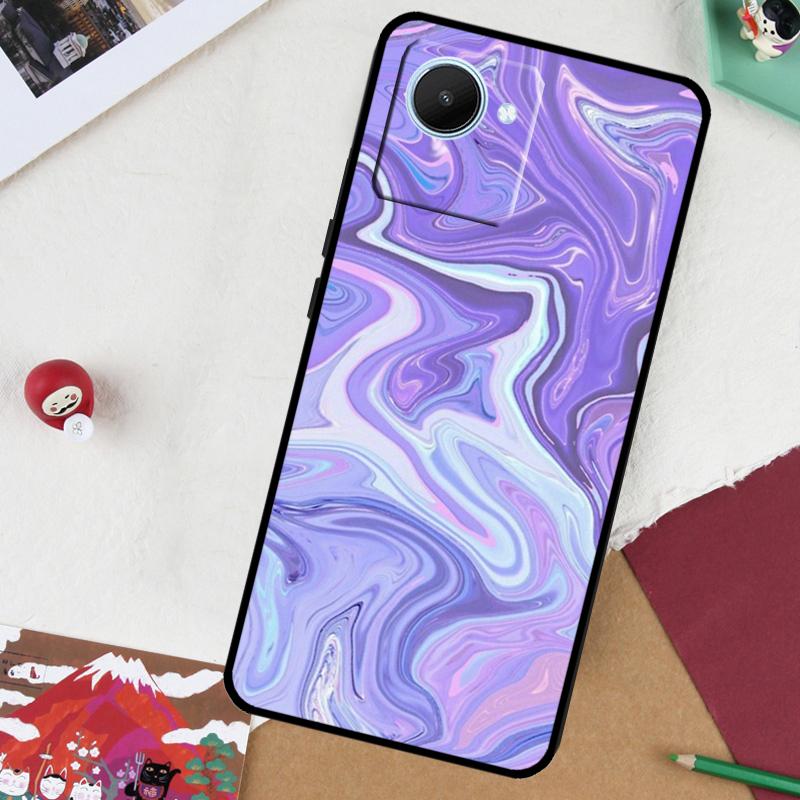 Trippy Pastel Color Print For Realme GT7 Pro GT 6T 5 6 C67 C75 C61 C55 C53 C51 C21Y C25S 10 11 12 13 14 Pro Plus Case