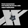 Tile Locator Ruler Multifunctional Stainless Steel Adjustable Punching Measuring Ruler Tile Tools For House Decorated Work