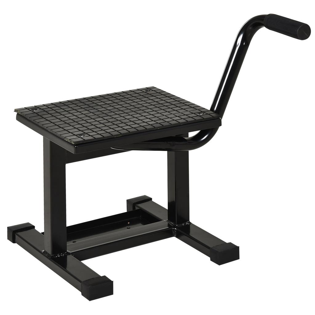 Steel Motorbike Jack Lift 27.5 39.5 H Cm Black