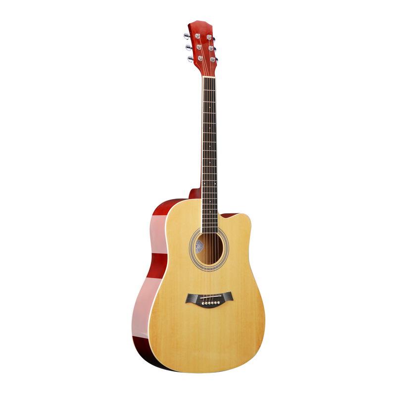 40-41 Inch Solid Wood Spruce Top Beginner Folk Acoustic Guitar