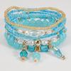 Bohemian Handmade Beaded Women's Bracelet Set - 6 Romantic Pieces