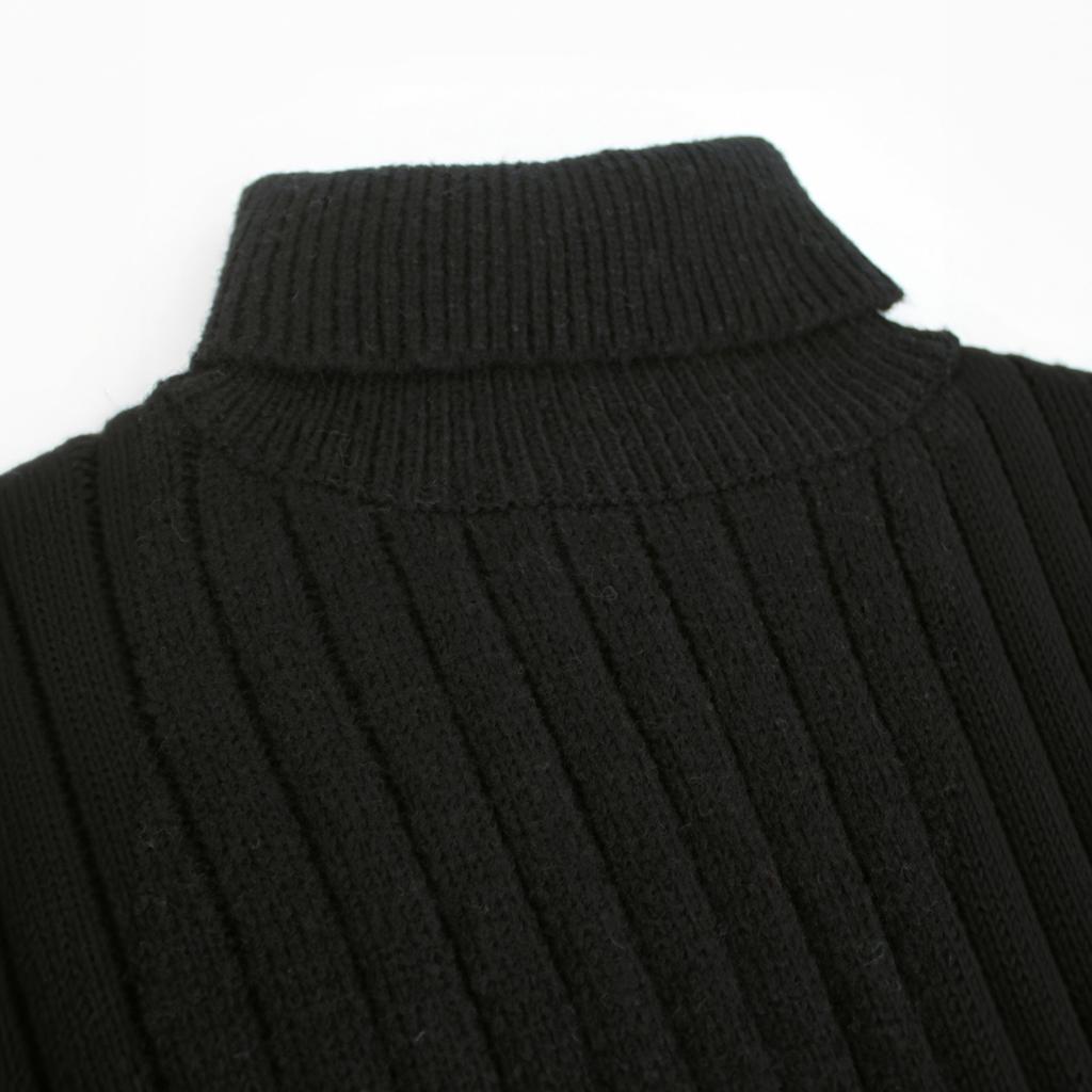 Women's Knit Long Sleeve Pullover Dress with Lapel Collar for Casual Daily Wear