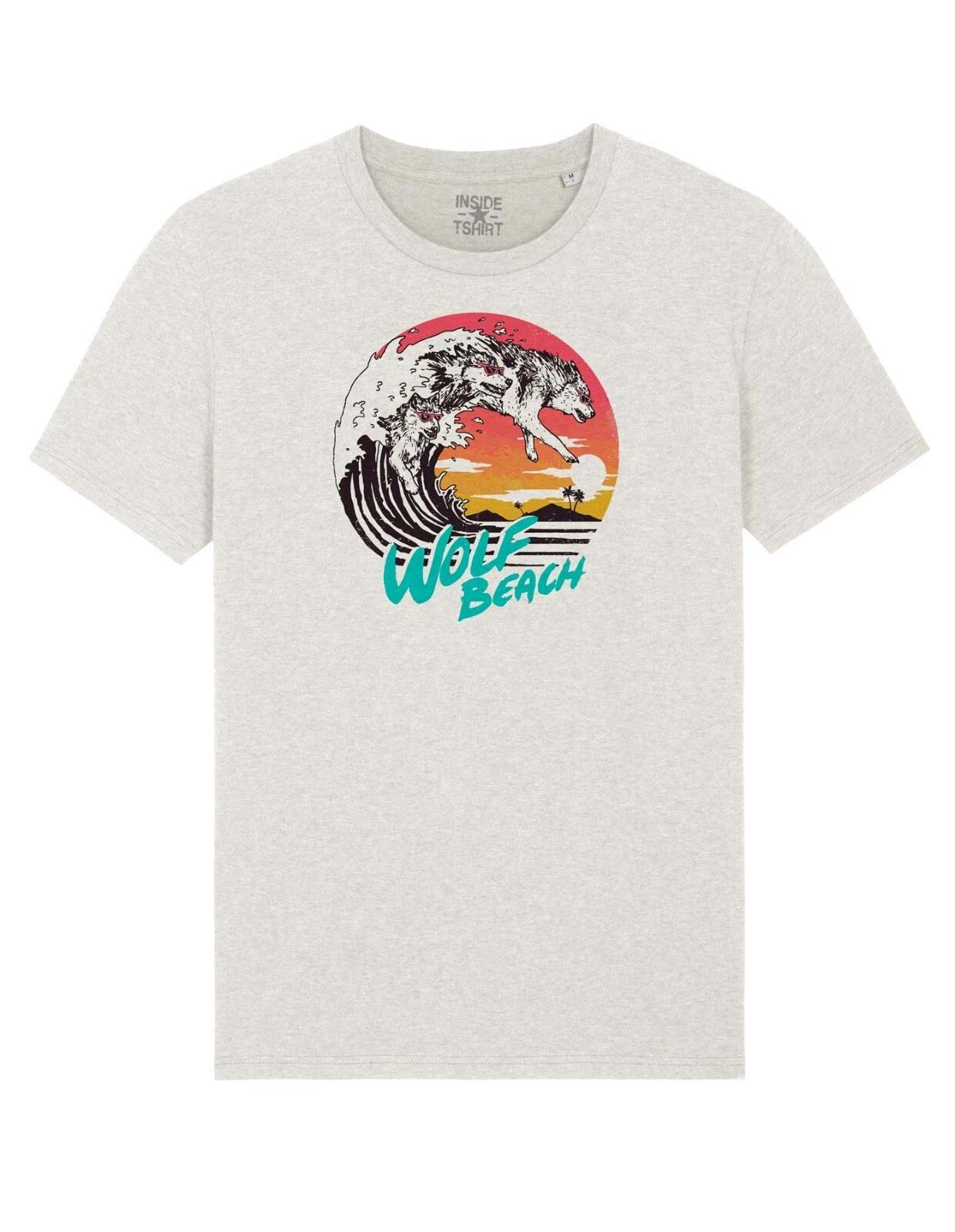 

The Great Wave Wolf Beach Hokusai Wave Beach Wolves T-Shirt Unisex S