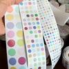 CaiCaiXuanXuan Multi-Color Washi Tape: Mini Polka Dot Die-Cut, Writable Adhesive for Journals
