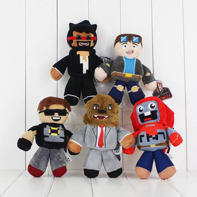 Vibrant Minecraft Tube Heroes Plush Doll Featuring Bold Colors And Durable Fabric