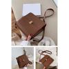 Womens Mini Square Bag Casual Messenger Bag Trend Crossbody Bag PU Shoulder Bag