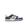 Dunk Low GS Midnight Navy Wheat Kids Sneakers Blue White FB9109-111