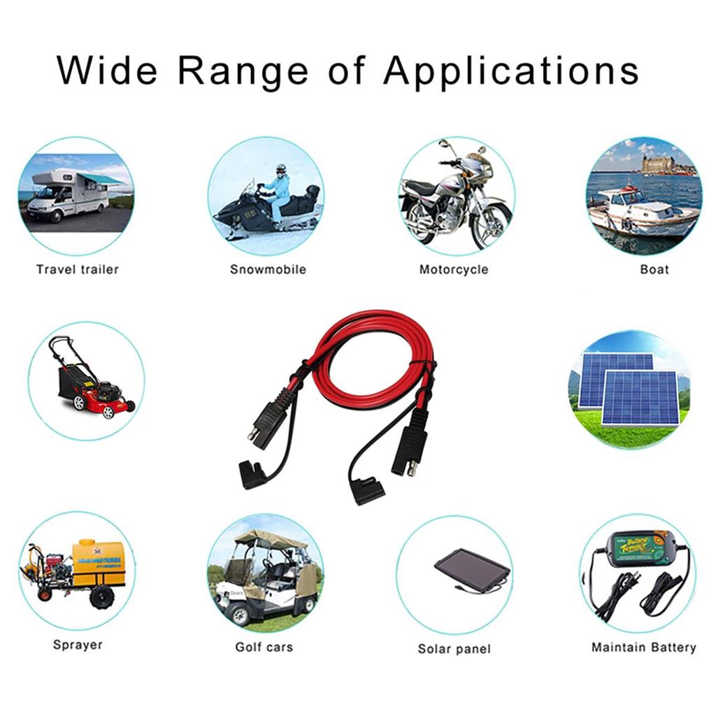 Liwinting SAE Connector Cable Automotive Extension Wire SAE to SAE