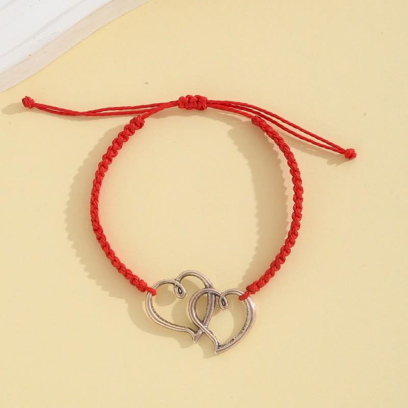 Handmade Braided Alloy Sports Fan Bracelet Baseball Basketball Soccer Team Support Unisex Wristband Jewelry