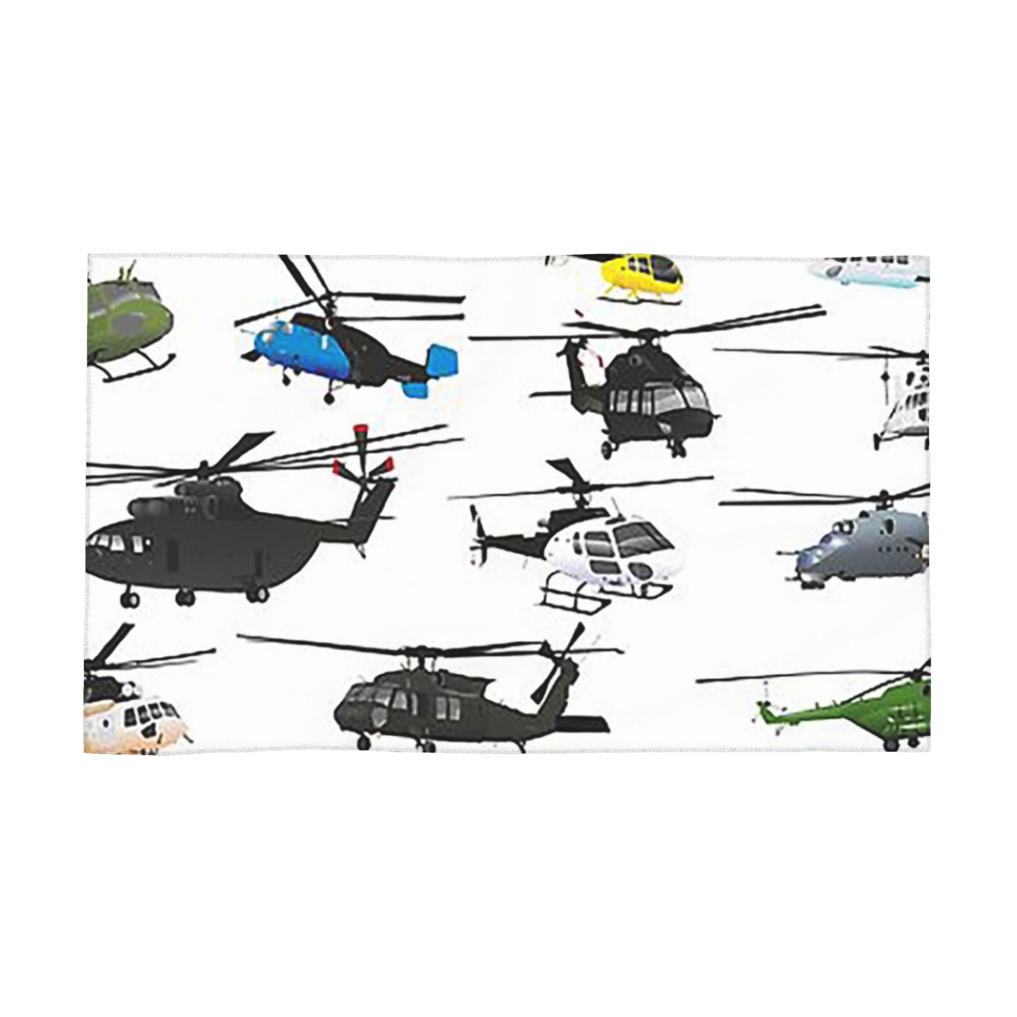 

Multiple Helicopters Soft Face Towel Quick Dry Pool Bath Cotton Towels Absorbent Quick W30*H60(CM)