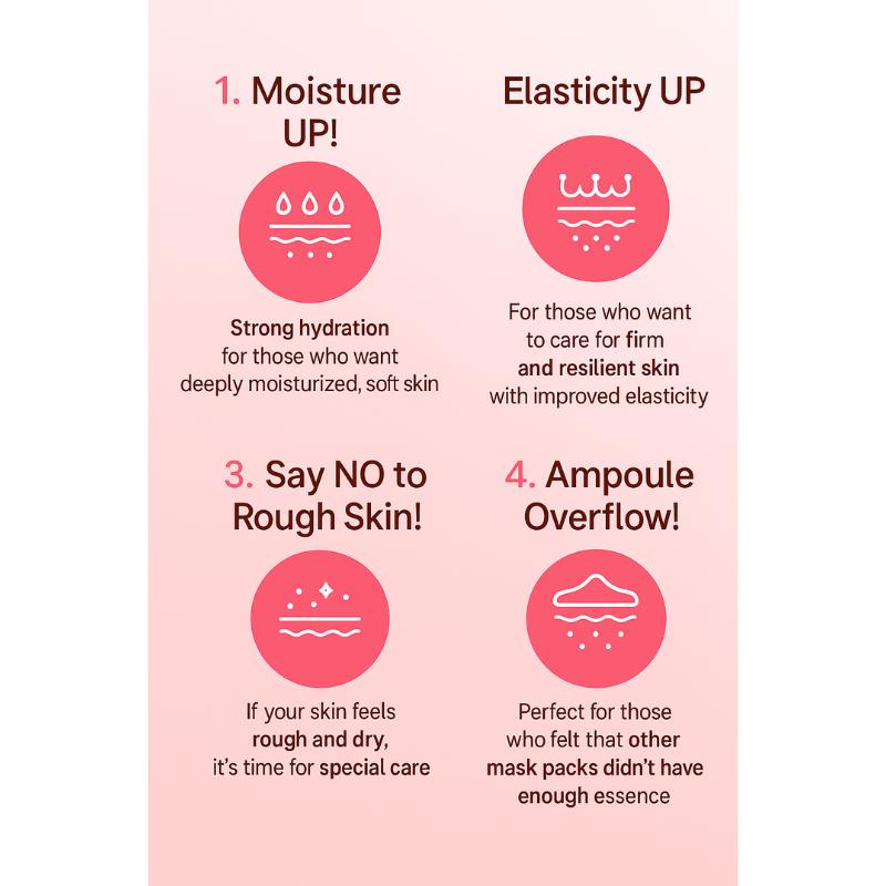 [KAHI] Wrinkle Bounce Full Moist Perfecting Mask (35g x 6 Sheets)