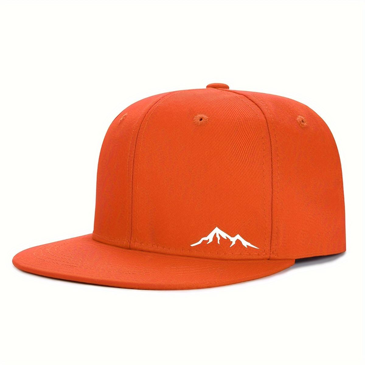 

Unisex Adjustable Baseball Cap-Trendy, Sun-Protective Flat Brim Hat For Outdoor Activities, Polyester