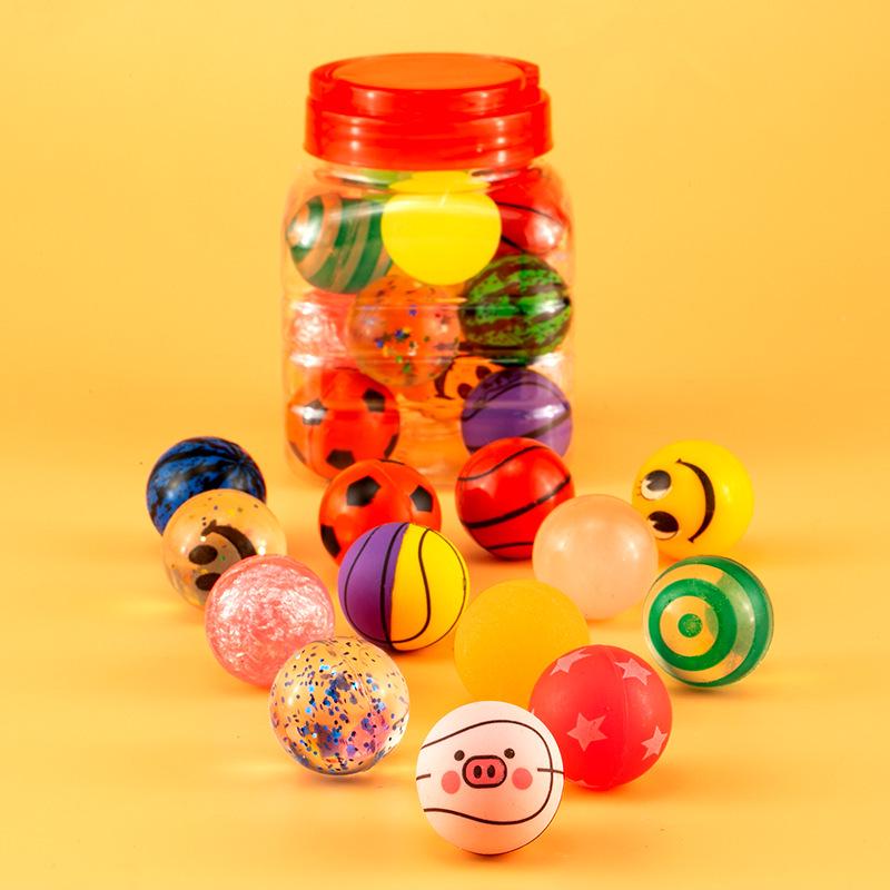 Mini Ballon de Basket-ball en Caoutchouc Haute Élasticité 6 cm pour Enfants - Jouet Anti-Stress