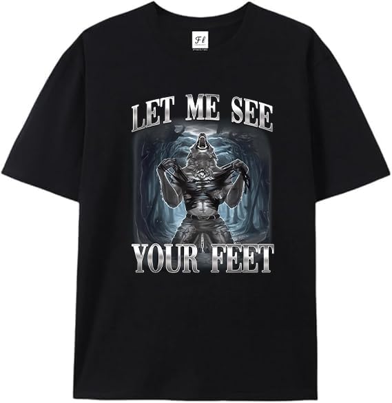 

Let Me See Your Feet Alpha Wolf Ironic T-Shirt S разноцветный