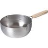 Wahei Freiz Niigata Edelstahl Yukihira Topf 22cm Induktionsgeeignet mit Messmarkierungen und Doppeltülle Einzelgriff Topf Hergestellt in Japan enzo