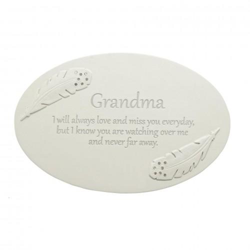 Thoughts of You Resin Memorial Plaque - Grandma