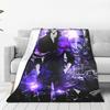 Solo S-ung Jin-woo Leveling Blankets Anime Solo Leveling Plush Vintage Breathable Throw Blankets for Home  Winter