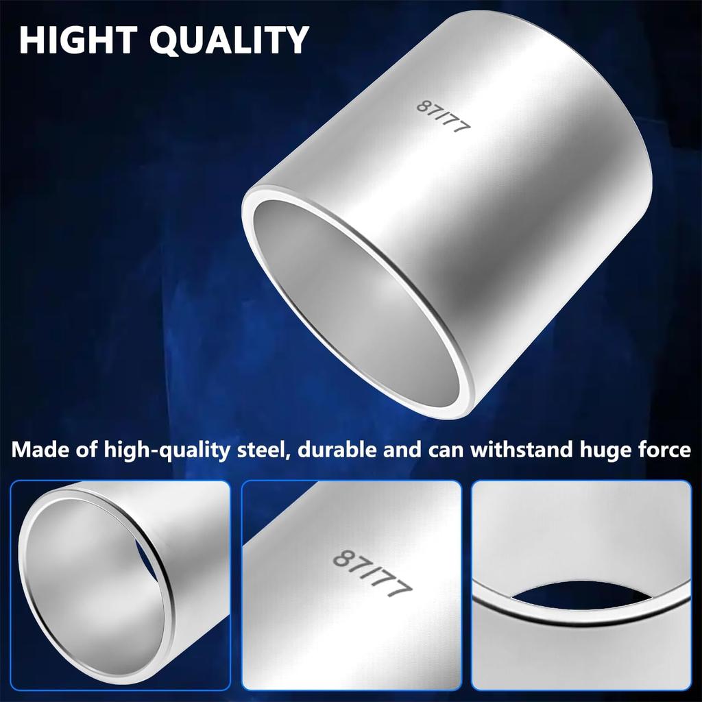 37Pcs Pull & Press Sleeve Kit, Universal Seal Bearing Bushing Tool Kit with 4 Spindles & Case