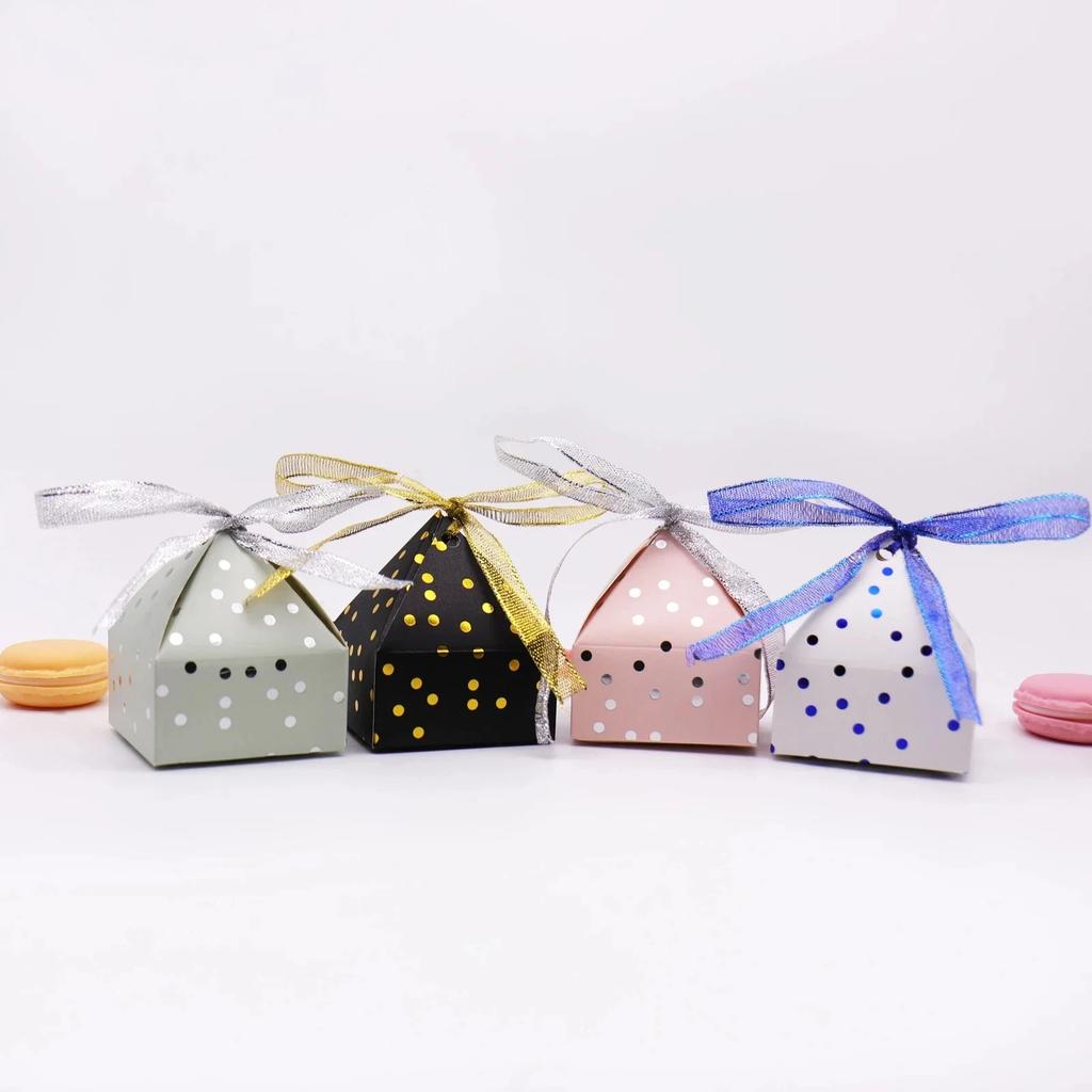 10pc Mini Birthday Gift Box Wedding Chocolate Box Candy Box Baking Package Wedding Party Decorations Supply