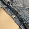 Classic Denim Tote Bag for Women – Lightweight & Durable with Front Zip Pocket, Perfect for Everyday Use