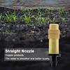 5pcs Atomization Nozzle Adjustable Fogging Cooling Nozzles Copper Atomization Sprinkler Connecting 4/7 Hairpipe Irrigation Tools