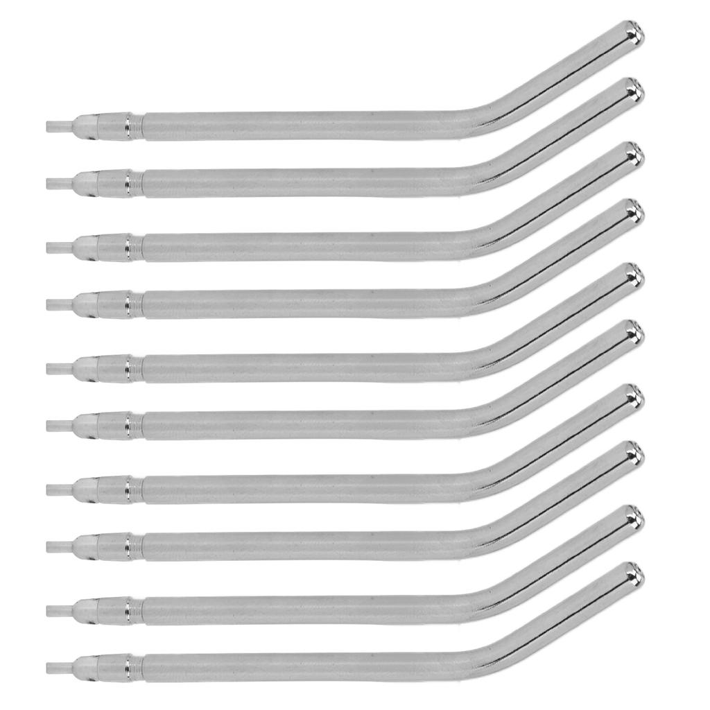 10pcs Dental Air Water Syringe Tip Stainless Steel Teeth Cleaning Air Water Spray Nozzles for