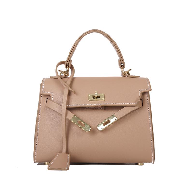 "Handmade Mini Kelly Style Shoulder Crossbody Bag for Women - High-Quality Texture"