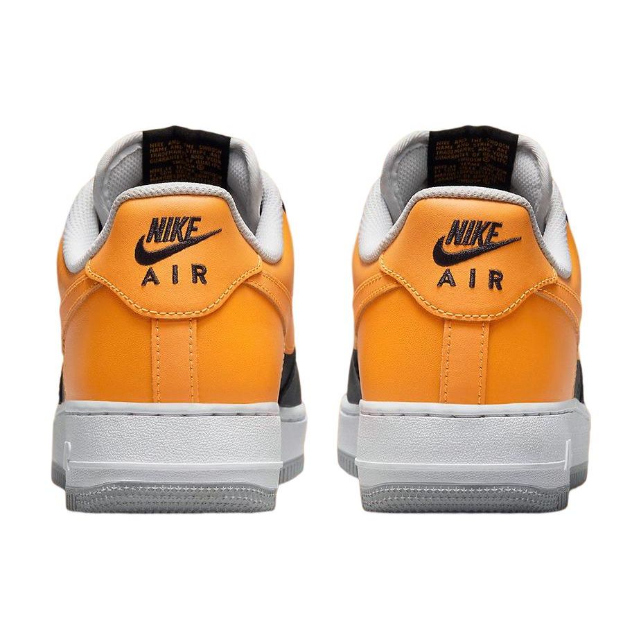 Nike Air Force 1 07 Black Kumquat Unisex Sneakers White FB7162-081