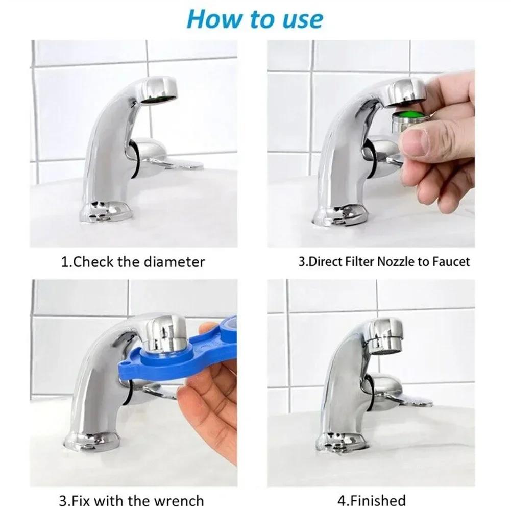10pcs 24mm ABS Faucet Aerator M20/M22/M24/For Kitchen Home Cleaning Water Quality Filtering Sediment Shower Bathtub Parts