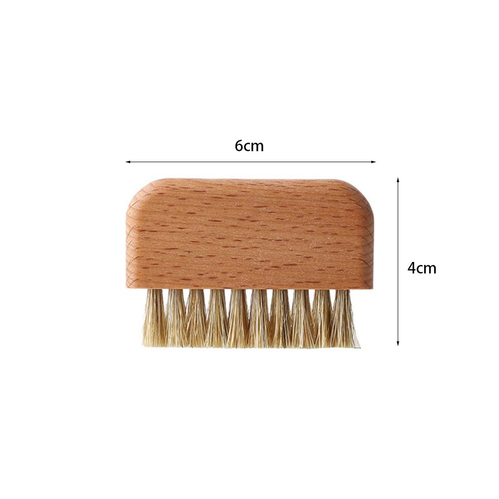 Wood Nail Cleaning Brushes Durable Small Brushes Mini Nail Dust Brush for Nail Cleaning Tools