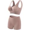 Plus Size Women's Wire-Free Sports Vest with Anti-Shock and Side Bust Control