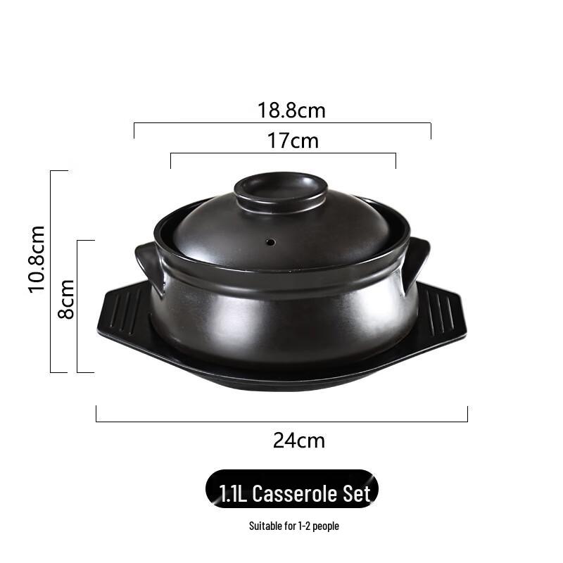 Lilang Ceramic Casserole Stew Pot