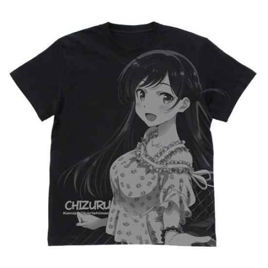 

Cospa Rent-A-Girlfriend Chizuru Mizuhara All Print T-shirt BLACK XL size