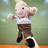 Grandpa Plush Hand Puppet Toy For Early Learning And Parent-child Interaction Characters Included)