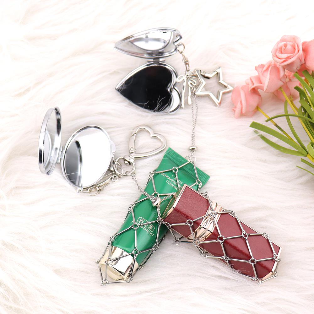 Original Fashion Metal Mesh Crossbody Bag Charm and Keychain Accessory