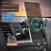 New 15W Car Mobile Phone Holder with Wireless Charging, Car-Mounted Wireless Charging Holder